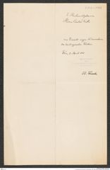 k.k. naturhistorisches Hofmuseum, Intendanzakten 1885-1896 (Hauer), Aktenzahl Z.238.a/1888, Seite 2